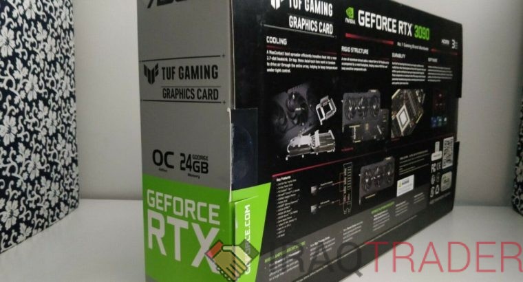 ASUS NVIDIA GeForce RTX 3090 triple fan model 24G TUF-RTX3090-24G-GAMING