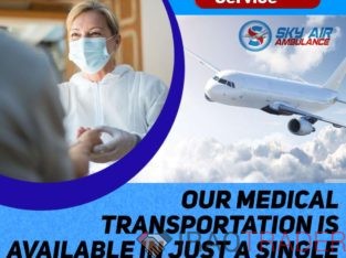 Book Sky Air Ambulance in Visakhapatnam with ICU Facility