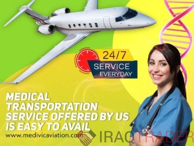 Receive Supersonic Medical Charter Air Ambulance in Patna by Medivic