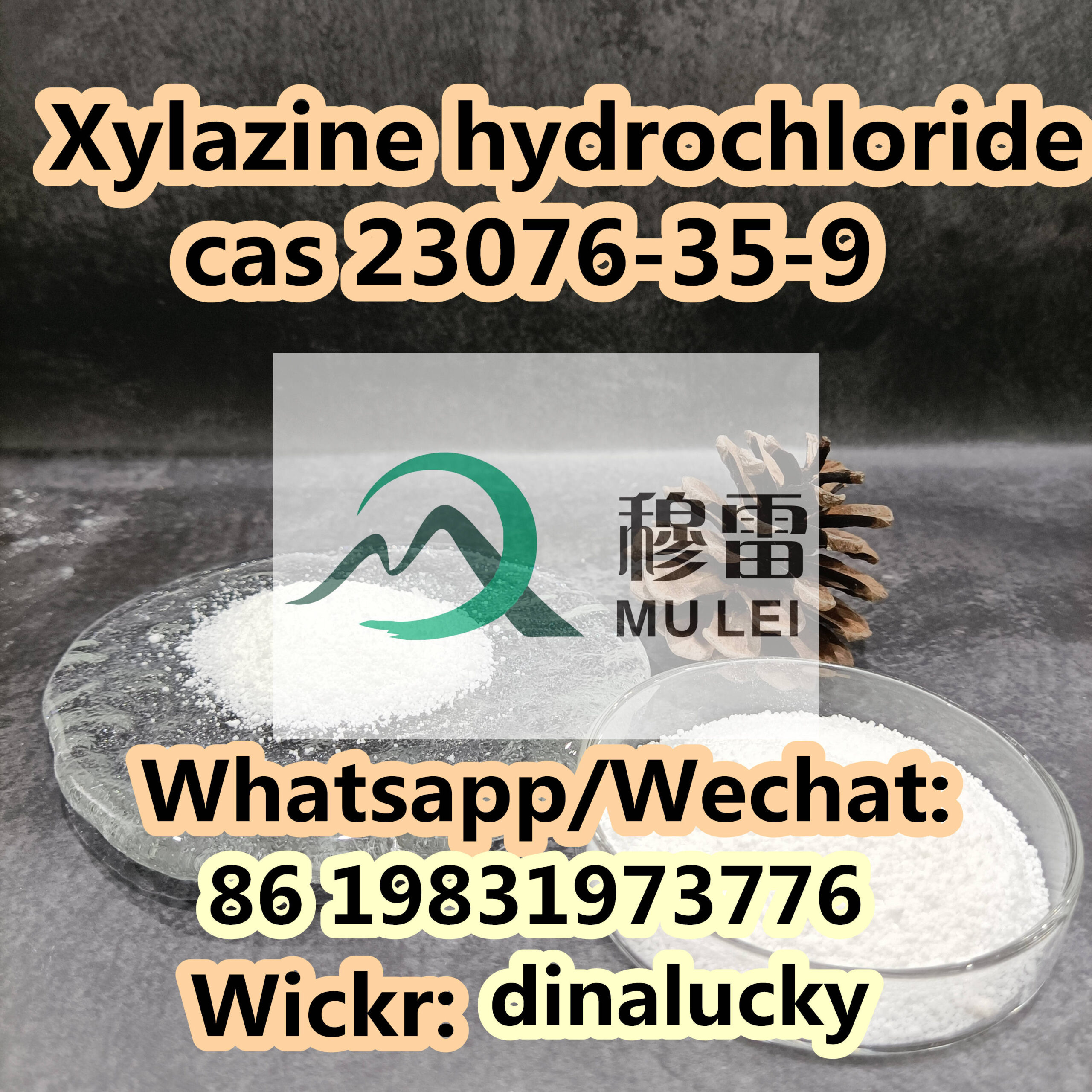 Xylazine hydrochloride cas 23076-35-9 Safe Delivery