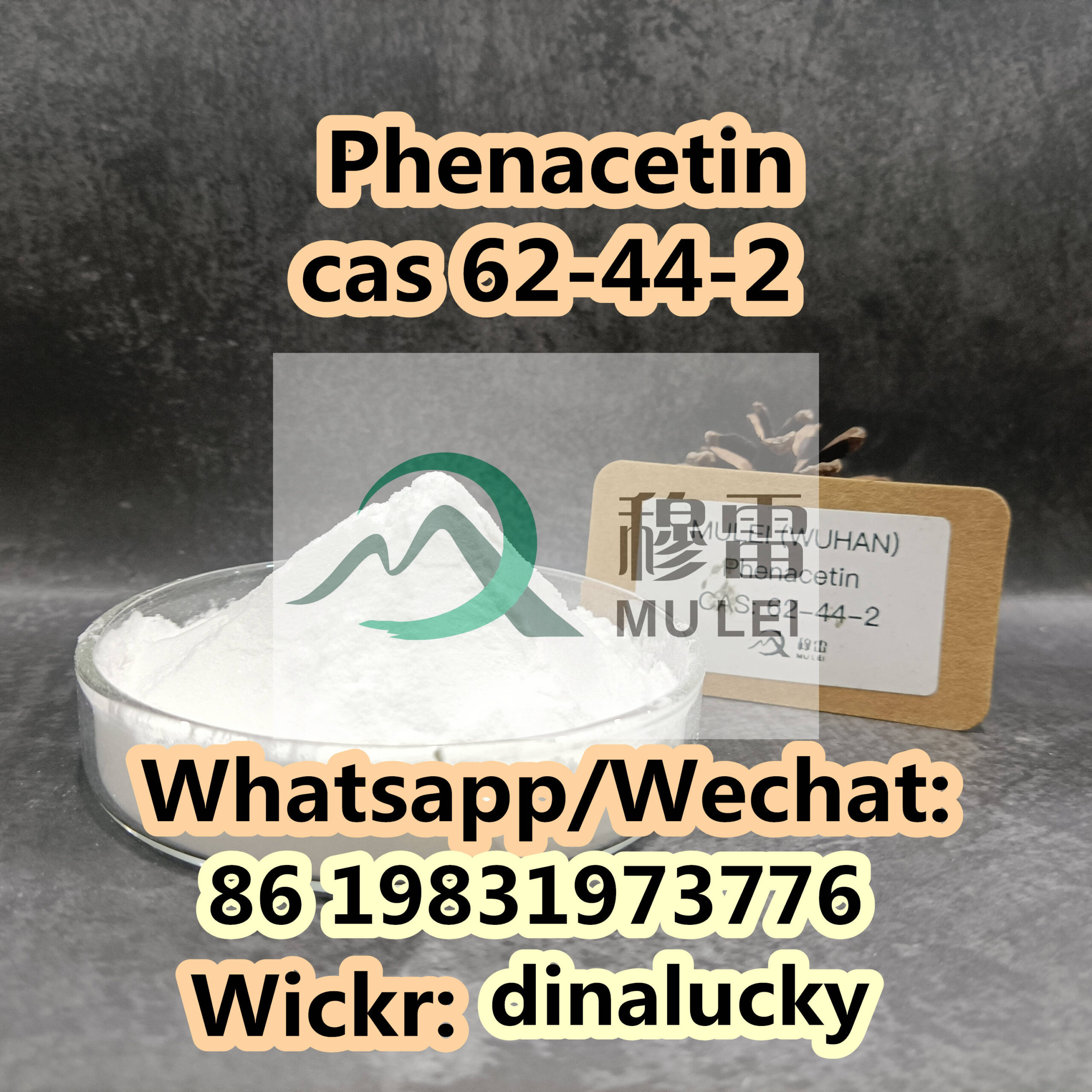 High Quality Phenacetin cas 62-44-2 Special Transportation Channel