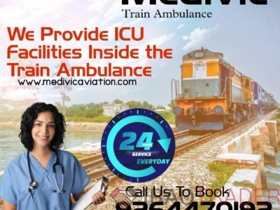 Now Book Medivic Train Ambulance Services in Guwahati at Cut-Amount