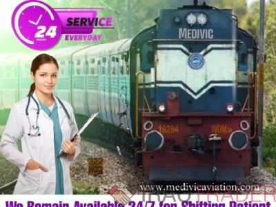 Acquire ALS Support Train Ambulance Services in Patna by Medivic