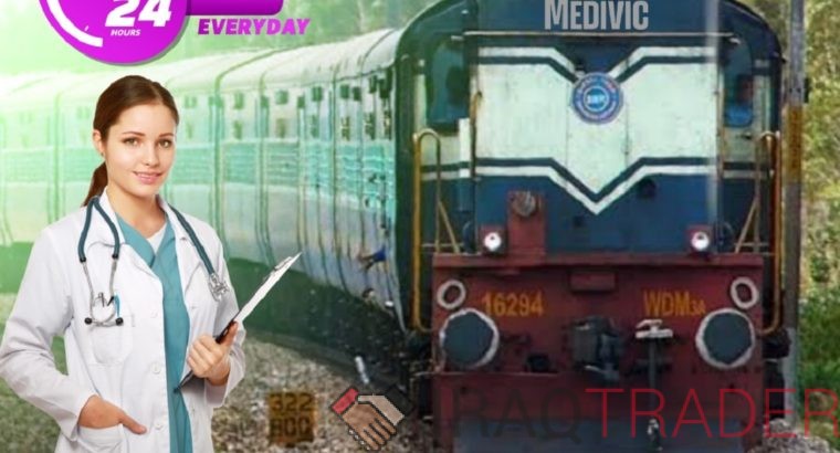 Acquire ALS Support Train Ambulance Services in Patna by Medivic