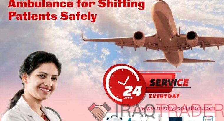 Grab Medivic Air Ambulance in Patna with Hi-tech Intensive Care Unit