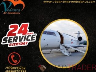 Vedanta Air Ambulance Service in Patna – Comfortable and Hassle-Free