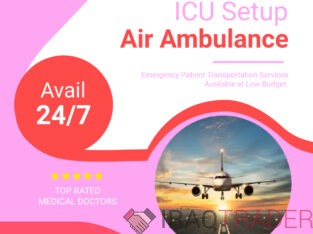 Use Fastest Air Ambulance Service in Patna with All Medical Care by Panchmukhi