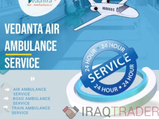 Vedanta Air Ambulance in Chennai with Life-Sustaining Medical Features