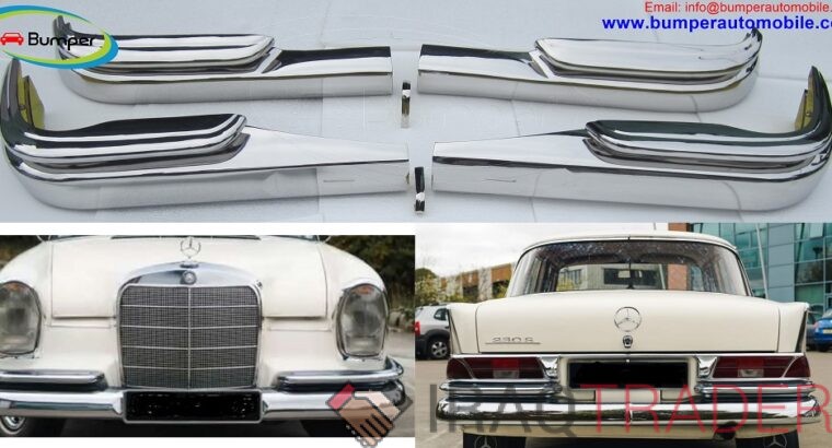 Mercedes W111 W112 Saloon bumpers (1959 – 1968) by stainless steel
