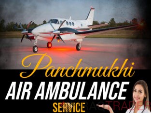 Pick Life Saver Panchmukhi Air Ambulance Services in Guwahati at Low Cost