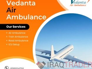 Choose Vedanta Air Ambulance in Delhi 24×7 at a Genuine Charge
