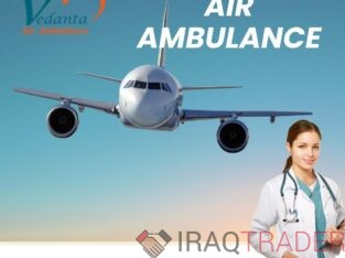 Vedanta Air Ambulance Service in Ahmedabad with Superior Medical Treatment