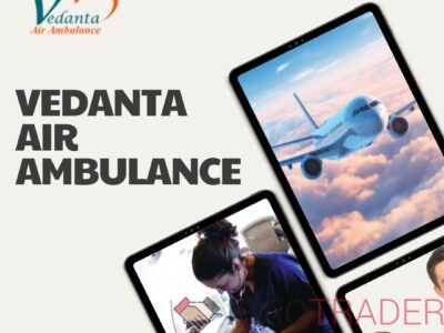 Use Vedanta Air Ambulance Service in Bhubaneswar with a Medical Treatment Facility