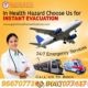 Hire Panchmukhi Air Ambulance Services in Bangalore with Critical Care Facilities