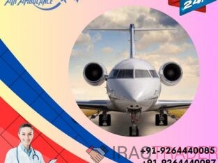 Book Finest Angel Air Ambulance Services in Gorakhpur with Modern ICU