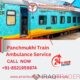 Take Top-Notch Panchmukhi Train Ambulance Service in Patna with Advanced Medical Care