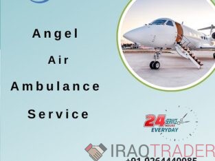 Take Splendid Angel Air Ambulance Service in Dibrugarh with Ventilator Setup