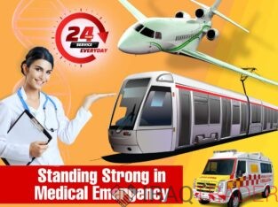 Pick at Low Budget Panchmukhi Air Ambulance Services in Kolkata with Medical Crew