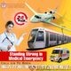 Pick at Low Budget Panchmukhi Air Ambulance Services in Kolkata with Medical Crew