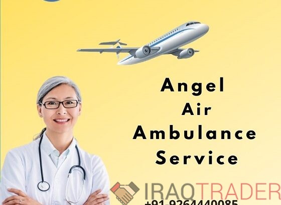 Hire Angel Air Ambulance Service in Bhopal with Hi-tech Ventilator Setup