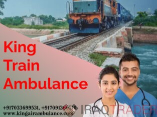 Select King Train Ambulance Services in Ranchi with world – class ICU setup