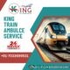 Gain King Train Ambulance in Bangalore with a Life-Support Ventilator Setup