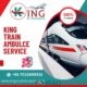 Utilize Train Ambulance in Patna by King with world-class ventilator setup