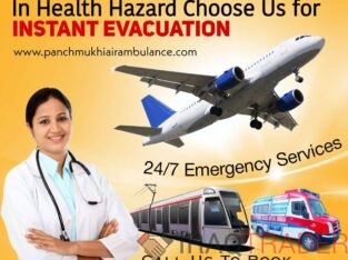 Get Panchmukhi Air Ambulance Services in Guwahati with Superb Medical Amenities